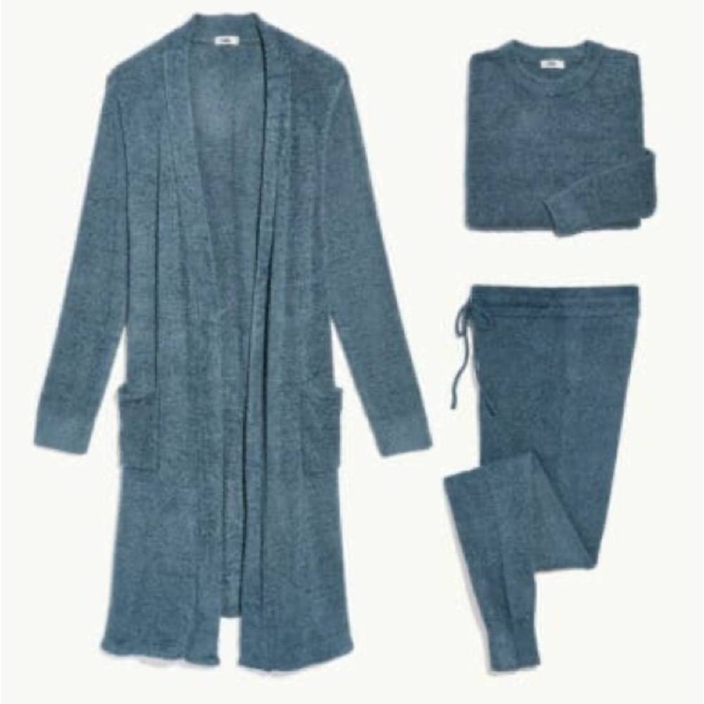 knix Cozy Long Cardigan in Slate Blue
